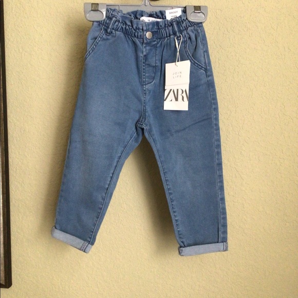 KIDS 😊 Zara Baby baggy denim jeans - Picture 2 of 8